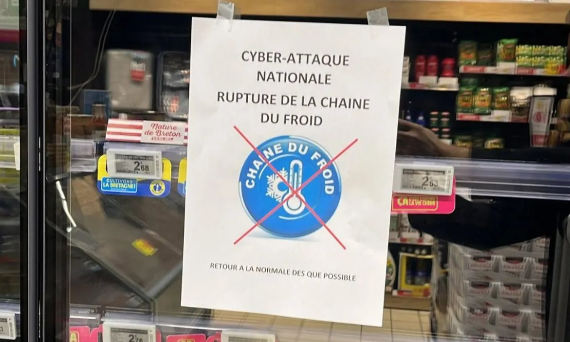 Πρωτοφανής κυβερνοεπίθεση στα ψυγεία γαλλικών σούπερ μάρκετ: 400 καταστήματα πληγώθηκαν